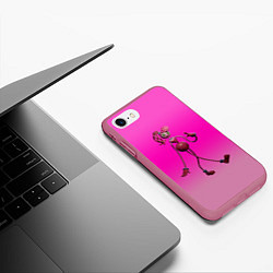 Чехол iPhone 7/8 матовый POPPY PLAYTIME МАМА ДЛИННЫЕ НОГИ, цвет: 3D-малиновый — фото 2