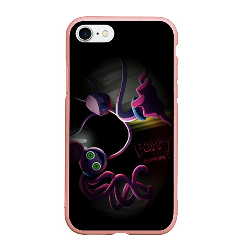 Чехол iPhone 7/8 матовый Mammy Long LegsPoppyPlaytime2 / 3D-Светло-розовый – фото 1