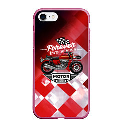 Чехол iPhone 7/8 матовый MotoSport - Мото