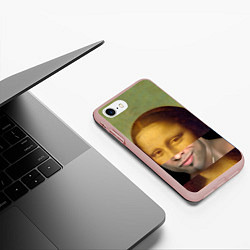 Чехол iPhone 7/8 матовый Рикардо Лиза, цвет: 3D-светло-розовый — фото 2