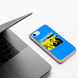 Чехол iPhone 7/8 матовый Sex Pistols early daze, цвет: 3D-светло-розовый — фото 2