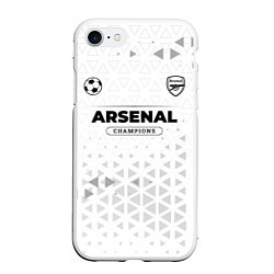 Чехол iPhone 7/8 матовый Arsenal Champions Униформа