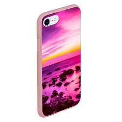 Чехол iPhone 7/8 матовый Just a sunset, цвет: 3D-баблгам — фото 2