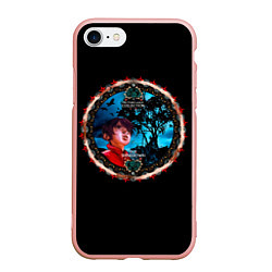 Чехол iPhone 7/8 матовый The Studio Album Collection - Shinedown, цвет: 3D-светло-розовый