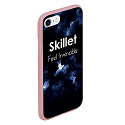 Чехол iPhone 7/8 матовый Feel Invincible - Skillet, цвет: 3D-баблгам — фото 2