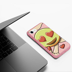 Чехол iPhone 7/8 матовый LOVE- emotion collection, цвет: 3D-баблгам — фото 2