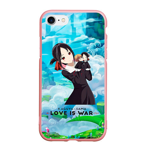 Чехол iPhone 7/8 матовый Госпожа Кагуя Love is war Синомия / 3D-Баблгам – фото 1