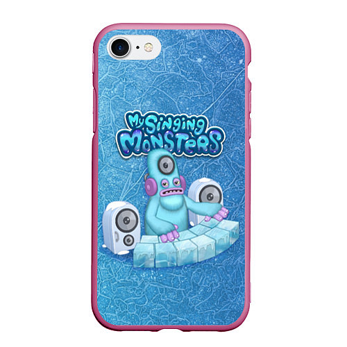 Чехол iPhone 7/8 матовый My singing monsters ДИДЖ Deedge / 3D-Малиновый – фото 1