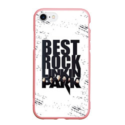 Чехол iPhone 7/8 матовый Linkin Park BEST ROCK, цвет: 3D-баблгам
