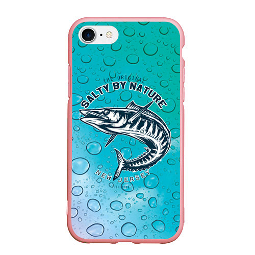 Чехол iPhone 7/8 матовый Рыбалка New Jersey / 3D-Баблгам – фото 1