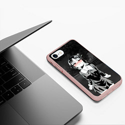 Чехол iPhone 7/8 матовый Love is war Госпожа Кагуя - Синомия, цвет: 3D-светло-розовый — фото 2