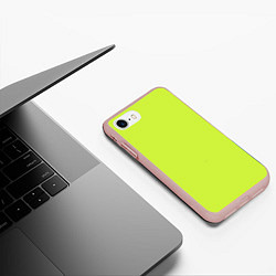 Чехол iPhone 7/8 матовый Зеленый неон из фильма Барби, цвет: 3D-светло-розовый — фото 2
