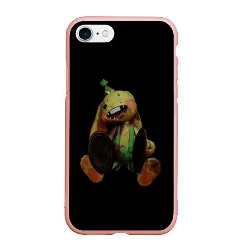 Чехол iPhone 7/8 матовый POPPY PLAYTIME Крольчонок Бонзо / 3D-Светло-розовый – фото 1
