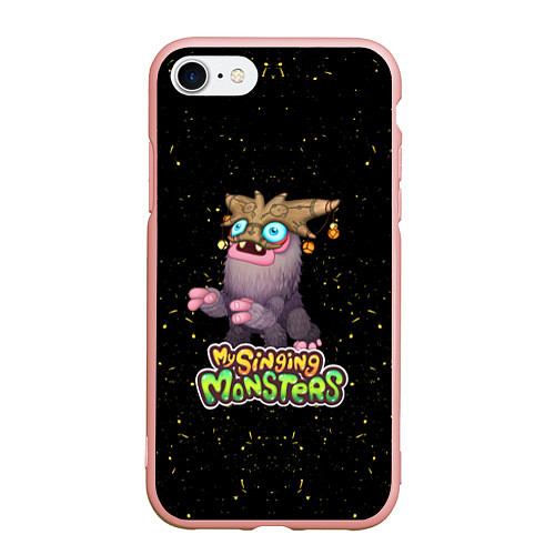 Чехол iPhone 7/8 матовый My singing Monsters - Чародейчик / 3D-Светло-розовый – фото 1