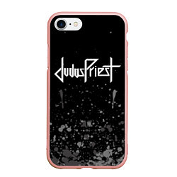 Чехол iPhone 7/8 матовый Judas Priest брызги