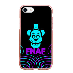 Чехол iPhone 7/8 матовый FNAF Фредди neon