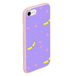 Чехол iPhone 7/8 матовый Малыш банан, цвет: 3D-светло-розовый — фото 2