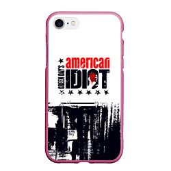 Чехол iPhone 7/8 матовый Green day american idiot - rock