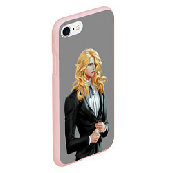 Чехол iPhone 7/8 матовый Красавчик Франкенштейн - Дворянство, цвет: 3D-светло-розовый — фото 2