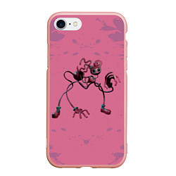Чехол iPhone 7/8 матовый Mommy long legs - Poppy Playtime, цвет: 3D-светло-розовый