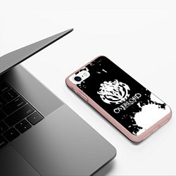 Чехол iPhone 7/8 матовый Overlord - краска, цвет: 3D-светло-розовый — фото 2