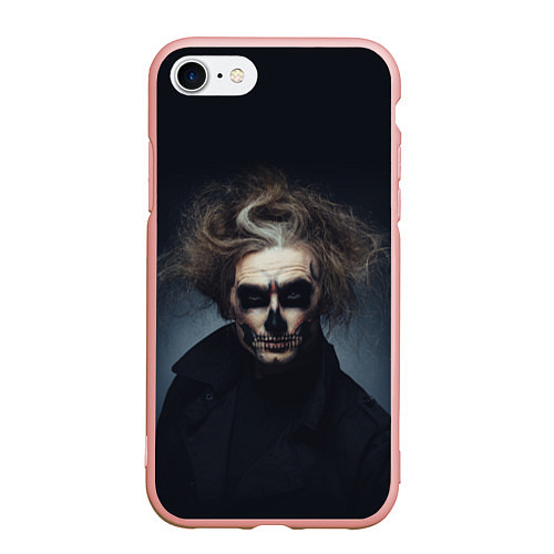 Чехол iPhone 7/8 матовый Темный демон / 3D-Светло-розовый – фото 1