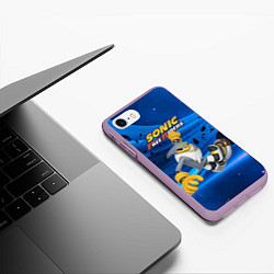 Чехол iPhone 7/8 матовый Albatross - Sonic Free Riders - Video game, цвет: 3D-сиреневый — фото 2