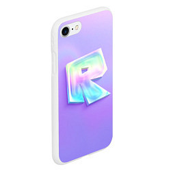 Чехол iPhone 7/8 матовый Roblox gradient, цвет: 3D-белый — фото 2