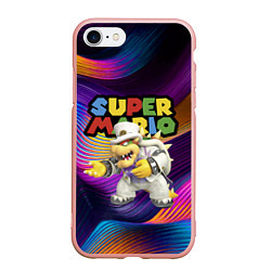 Чехол iPhone 7/8 матовый Super Mario - Bowser - Nintendo
