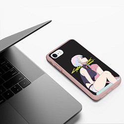 Чехол iPhone 7/8 матовый Sweet Lucy, цвет: 3D-светло-розовый — фото 2