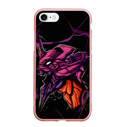 Чехол iPhone 7/8 матовый Ева-01, цвет: 3D-светло-розовый