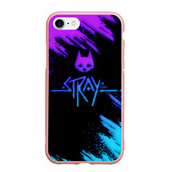 Чехол iPhone 7/8 матовый Stray game neon