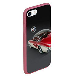 Чехол iPhone 7/8 матовый Buick Centurion - USA - Retro, цвет: 3D-малиновый — фото 2