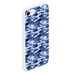 Чехол iPhone 7/8 матовый Камуфляж Navi Camo, цвет: 3D-белый — фото 2