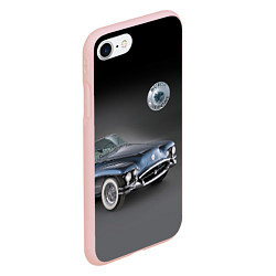 Чехол iPhone 7/8 матовый Buick Wildcat - cabriolet, цвет: 3D-светло-розовый — фото 2