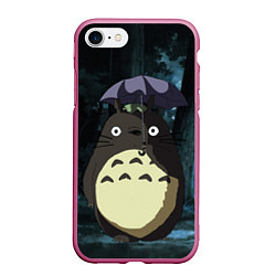 Чехол iPhone 7/8 матовый Totoro in rain forest