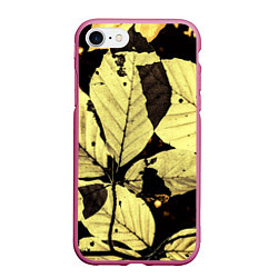 Чехол iPhone 7/8 матовый Magic Аutumn, цвет: 3D-малиновый