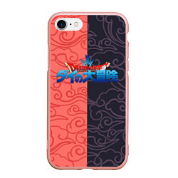 Чехол iPhone 7/8 матовый Dragon Quest asian pattern