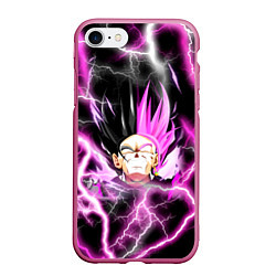 Чехол iPhone 7/8 матовый Драгон Бол Гоку Блек Dragon Ball, цвет: 3D-малиновый