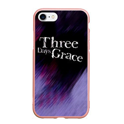 Чехол iPhone 7/8 матовый Three Days Grace lilac, цвет: 3D-светло-розовый