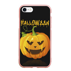 Чехол iPhone 7/8 матовый Halloween : тыква