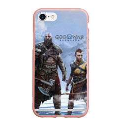 Чехол iPhone 7/8 матовый God of war ragnarok-God of War: Рагнарёк, цвет: 3D-светло-розовый