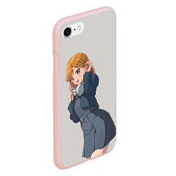 Чехол iPhone 7/8 матовый Kanon Shibuya - Love Live Superstar, цвет: 3D-светло-розовый — фото 2