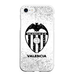Чехол iPhone 7/8 матовый Valencia с потертостями на светлом фоне