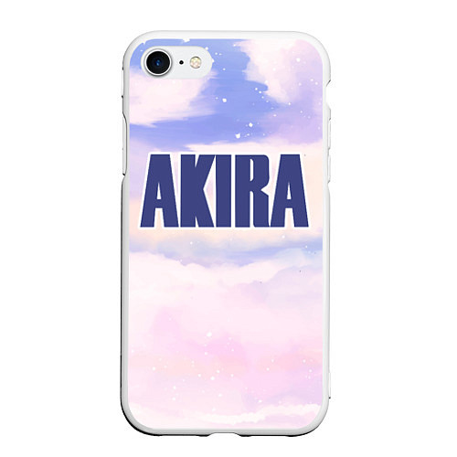 Чехол iPhone 7/8 матовый Akira sky clouds / 3D-Белый – фото 1