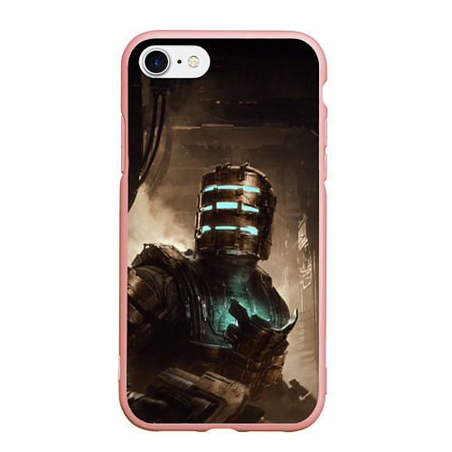 Чехол iPhone 7/8 матовый Айзек Кларк Dead space remake / 3D-Светло-розовый – фото 1