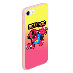 Чехол iPhone 7/8 матовый Project Playtime: Бокси Бу, цвет: 3D-светло-розовый — фото 2