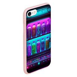 Чехол iPhone 7/8 матовый Волшебный бар, цвет: 3D-светло-розовый — фото 2