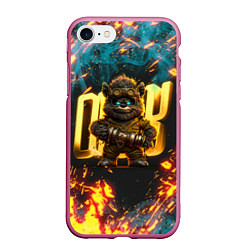 Чехол iPhone 7/8 матовый Steampunk bear