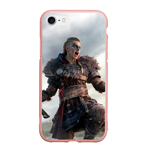 Чехол iPhone 7/8 матовый Assassins Creed Эйвор / 3D-Светло-розовый – фото 1